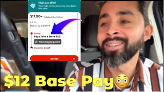 DoorDash Pay Has Gone UP 📈 How to Find 12 Base Pay amp What Places are Offering It [upl. by Akinot]