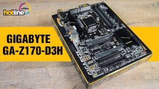 GIGABYTE GAZ170D3H – обзор материнской платы [upl. by Orv990]