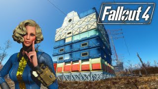 Building a VaultOutside Fallout 4 Settlement Build [upl. by Nyletak]