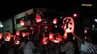 白河提灯祭り 全町内神輿 2012916 22（天神町～桜町） [upl. by Colfin]