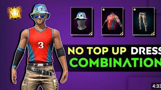 NO TOP UP FREE DRESS COMBINATION OP MOVEMENTtrkgamingyt freefire battleroyalegame [upl. by Wanyen]