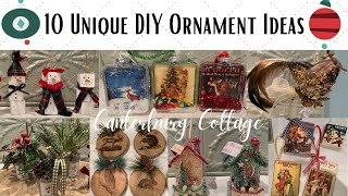 10 SUPER CUTE DIY CHRISTMAS ORNAMENTS TO TRY THIS YEAR [upl. by Far]