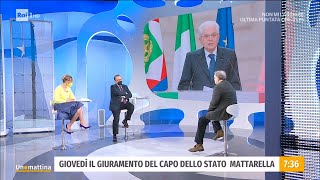 Giovedì il giuramento di Mattarella  Unomattina 31012022 [upl. by Aime]