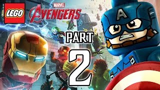 LEGO Marvel’s Avengers Walkthrough PART 2 PS4 Gameplay No Commentary  1080p HD ✔ [upl. by Boyt]