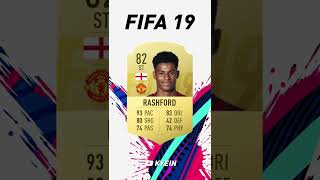 Marcus Rashford  FIFA Evolution FIFA 17  FIFA 22 [upl. by Amikahs]