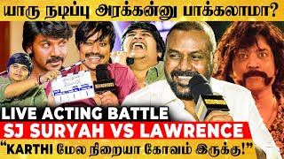 quotபொம்பள சோக்கு கேக்குதாquot🤣 சிரிச்சு சிரிச்சு முடியல Lawrence SJ Suryah Karthik Funniest Interview [upl. by Elvie]