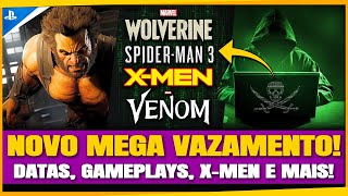 VAZ0U TUDO Jogo XMEN PS5 com DATA Gameplay Wolverine Venom e MUITO MAIS [upl. by Tuinenga]