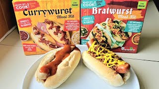 WOW New Currywurst amp Bratwurst Meal Kit Aldi Food Review [upl. by Koby]