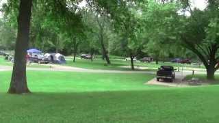 Onondaga Cave Campground  Panoramic  Missouri State Parks [upl. by Dosia]