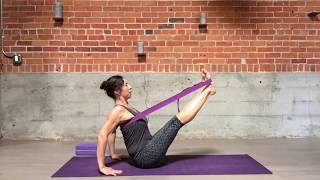 Navasana  Boat Pose Modifications [upl. by Alvinia]