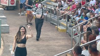 Get Ready to Laugh with Mime Tom at SeaWorld Orlando  Tom the Mime [upl. by Nerissa694]