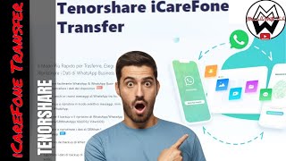 Trasferire chat Whatsapp da Android a iPhone 161514 con iCareFone Transfer di Tenorshare [upl. by Rexfourd]