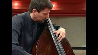 Bach Cello Suite No 1 III Courante  Jeff Bradetich double bass [upl. by Map743]