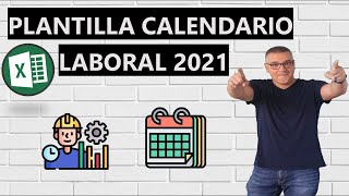 Plantilla de calendario laboral 2021 en Excel [upl. by Leisha]