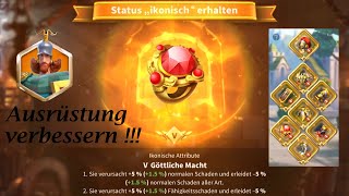 Dritte Maximierung der ikonischen Ausrüstung  Rise of Kingdoms deutsch [upl. by Templer]