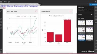 Plotly App Studio — Plotly Ships Data Apps for Everyone [upl. by Theo]