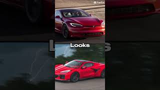 Tesla Model S Plaid VS Chevy Corvette C8 Z06 [upl. by Bertsche442]