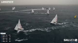 470 Medal Races Live Video  Lanzarote International Regatta 2023 [upl. by Neicul]