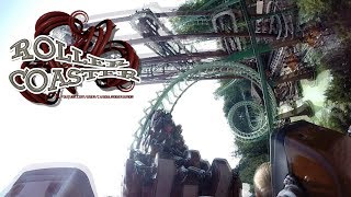 Shaman Roller Coaster Gardaland Pov OnRideOff Ride 2017 [upl. by Marx]