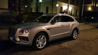 4k Beautiful Bentley Bentayga W12 at Villagatan 13 Stockholm Sweden [upl. by Niro520]