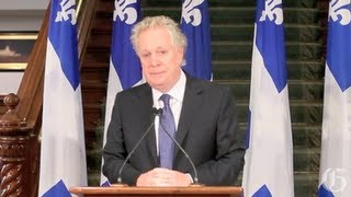 Full speech Quebec Liberal leader Jean Charests resignation [upl. by Lenad348]