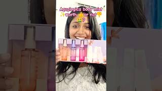 Aqualogica body mist 😱🤮❌or✅aqualogica review instagram viralvideo shortsviral trendingshorts [upl. by Aitas]