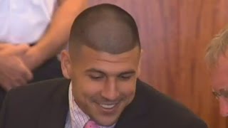 What was Aaron Hernandez saying with his body language [upl. by Harned]