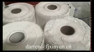 Automatic shrinking wrapper maxi roll paper packing machine [upl. by Cooke]