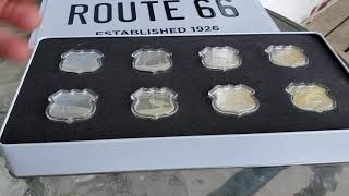 Route 66 Silver Complete Set APMEX [upl. by Latonia]