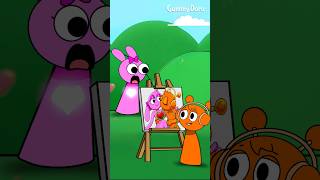 Whos Really Artist Help Pinki  Incredibox Sprunki animation sprunki trending [upl. by Rhynd]