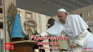 Audiencia GeneralPapa Francisco 8V24 iglesiacatolica evangelizacion fe papa mensaje amor [upl. by Ahsikat704]