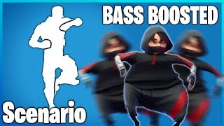 Scenario IKONIK Skin Emote BASS BOOSTED [upl. by Tillfourd]