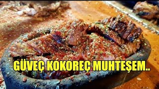 SİZİN TERCİHİNİZ NE OLURDU GÜVEÇ KOKOREÇ Mİ DOLMA KOKOREÇ Mİ SOKAK LEZZETLERİ [upl. by Ollecram]