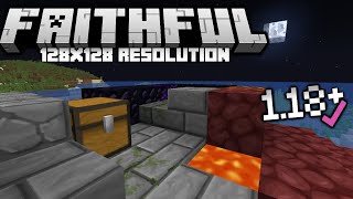 Faithful 128x128 1181182 Texture Pack Download amp Install Tutorial [upl. by Aramal529]