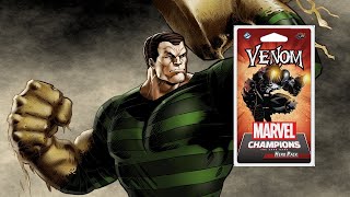 Marvel Champions  Venom vs Sandman  Precon Alley [upl. by Merlin521]