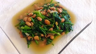 ESPINACAS MUY NUTRITIVAS CON FRIJOLESSPINACH [upl. by Petite411]