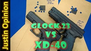 Glock 23 vs Springfield XD40 [upl. by Luciano]