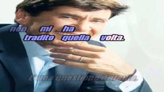 GRAZIE A TUTTI Gianni Morandi KARAOKE [upl. by Sukramaj]