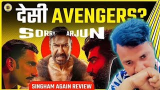 Singham again review DC Avengers😈😈 Ajay Devgan RohitAkshay on trainding singhamagain review [upl. by Eanal725]