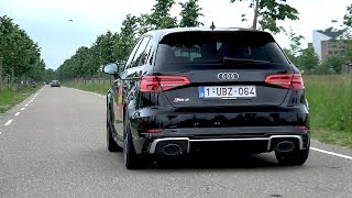 400HP Audi RS3 Sportback 2018  REVS amp Acceleration SOUNDS [upl. by Webb258]