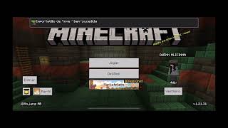 ENSINANDO A COMO COLOCAR SKIN NO MINECRAFT 🫶HEYALICINHAvem6k minecraft [upl. by Harbert]