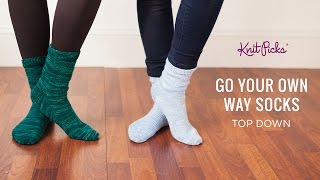 Go Your Own Way Socks Top Down  Part 1  Introduction [upl. by Nitsirt139]