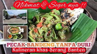 Rasa nya Seger Bangat   KULINER KHAS BANTEN Pecak Bandeng Tanpa Duri [upl. by Arod]