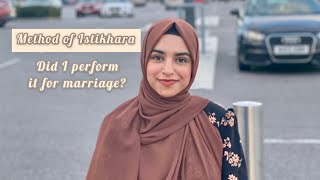 How to perform Istikhara for guidance Marriage Job [upl. by Anehsuc]