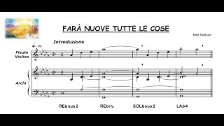 Farà nuove tutte le cose Mite Balduzzi  ORCHESTRA [upl. by Bergmans771]