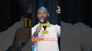 quotTurning into Morgan Freemanquot Chazz Hawkins comedy fyp shorts Subscribe for more jokes [upl. by Hpejsoj]