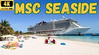 【4K】MSC Seaside Embarkation amp Complete Ship Tour  60 fps [upl. by Enilemme498]