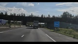 Driving trough Belgium Flanders in 4 minutes Timelapse [upl. by Retsehc392]