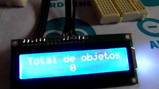 Contador de objetos utilizando Arduino Objects Counter with Arduino [upl. by Aziram]