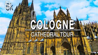 【5k】Cologne Cathedral Walking Tour Inside Colonges Cathedral  Germany  5k 60FPS UHD [upl. by Toby]